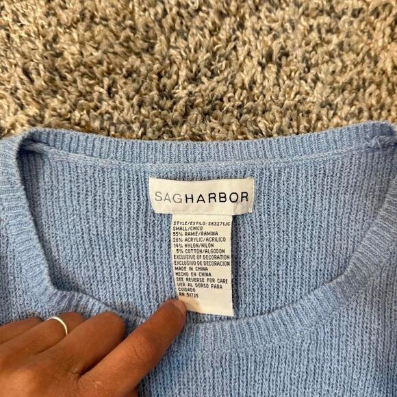 Preppy Baby Blue Knit Vest - Picture 7 of 7